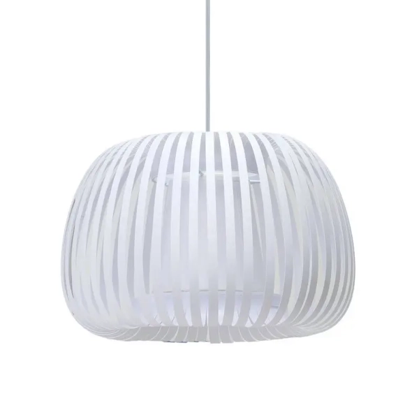 Salonowa lampa wisząca AGORA AZ6641 nad stół ażurowa biała