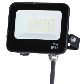 Ledowy naświetlacz ogrodowy EKN1620 LED 20W 4000K IP65 czarny