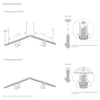 Szynoprzewód sufitowy 2m COMMERCIAL TRACK LIGHTS SYSTEM 8716 Nowodvorski 3-fazowa natynkowa listwa 230V czarna