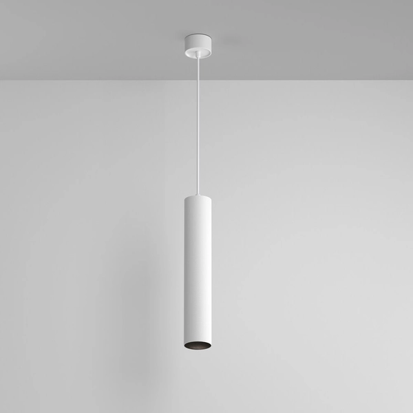 Wisząca lampa do salonu Artisan P082PL-GU10-W Maytoni metalowa biały