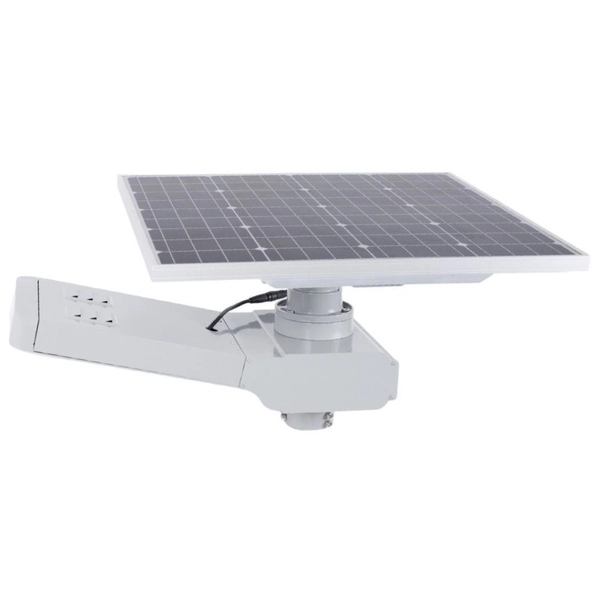 Zestaw solarny panel bateria LS30CW+FA1M+SO4M Greenie LED 30W 5500-6500K IP65 srebrny
