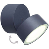 Regulowany kinkiet TRUMPET 5626001118  LED 11W 4000K zewnętrzny IP54 szary