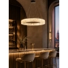 Lampa wisząca ring SAVOY MSE1501100529 LED 72W 3000K glamour złota