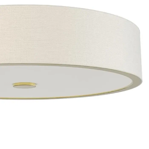 Lampa sufitowa do sypialni Zalindro PL Old Gold 74 OR86034 biała złota