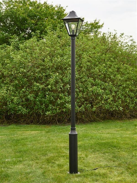 Industrialna lampa stojąca Garden latarnia LED 3W czarny