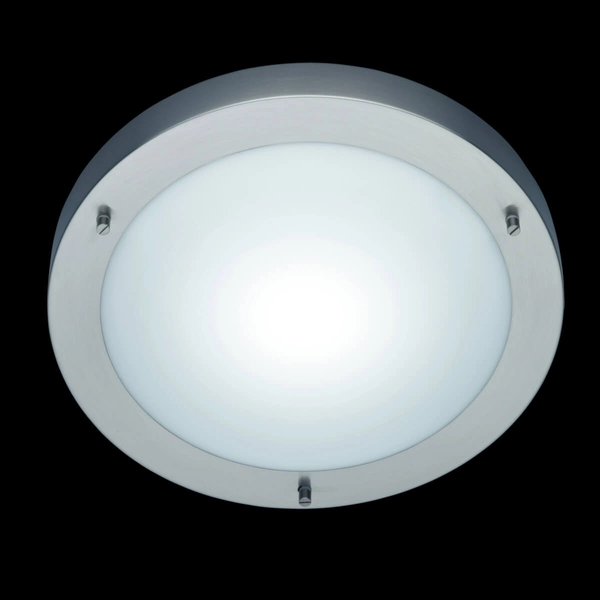 Lampa sufitowa szklana CONDUS 6801011-07 IP44 okrągła srebrny