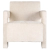 Szenilowy fotel Devanto S4577 WHITE CHENILLE Richmond Interiors klasyczny biały