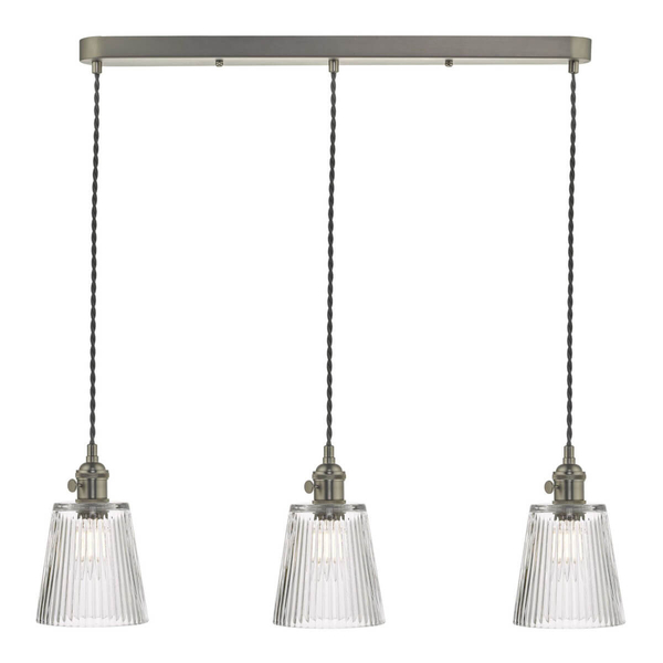Jadalniana lampa wisząca Hadano HAD3661-05 Dar Lighting nad wyspę chrom