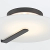 Ścienna lampa do salonu Nuvola QN-NUVOLA-F-M-BK LED 18W 3000K czarna biała