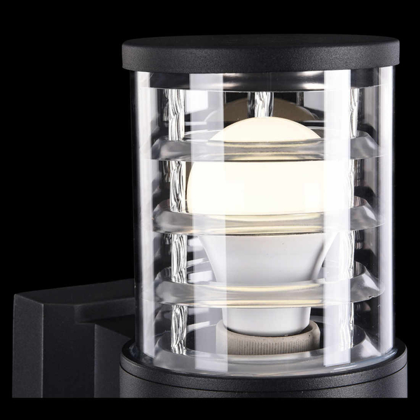 Elewacyjna LAMPA ogrodowa BRONX O576WL-02B Maytoni ścienna OPRAWA zewnętrzna outdoor IP54 czarna