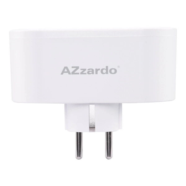 Podwójna wtyczka sterowana aplikacją DOUBLE AZ3476 Azzardo biały