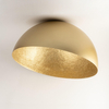 Złoty plafon salonowy Sfera nowoczesna lampa nad stół