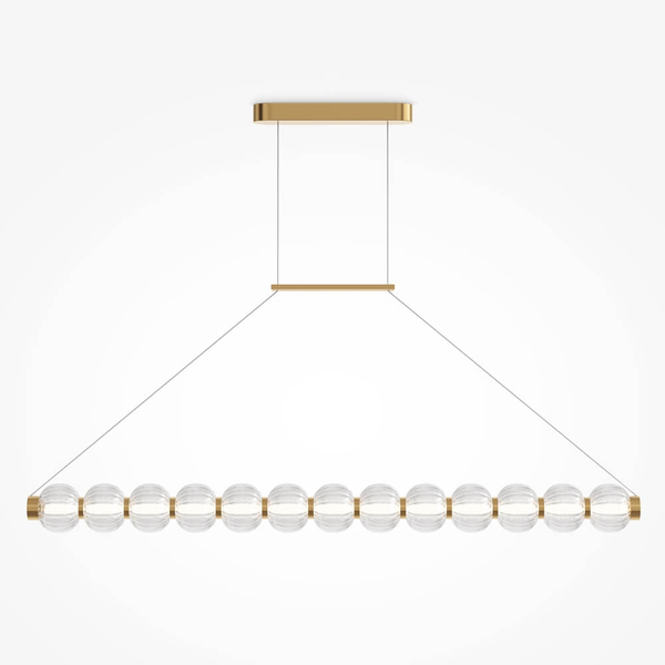 Lampa wisząca Amulet MOD555PL-L18G3K LED 22W 3000K złoty przezroczysty