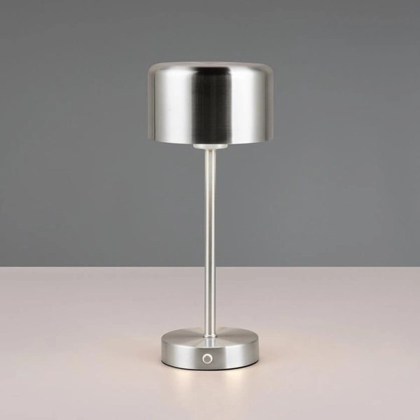 Stołowa lampka metalowa KARYA DL107-59151 LED 1W 3000K srebrny mat