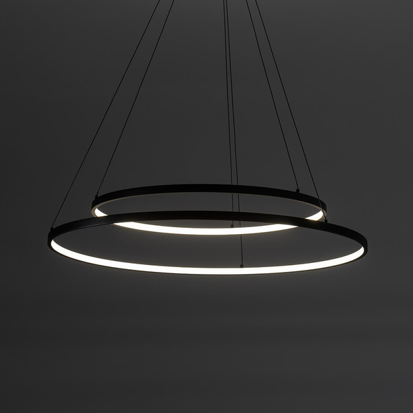 Pierścieniowa wisząca lampa Circolo 10814 Nowodvorski LED 35W 3000K czarna