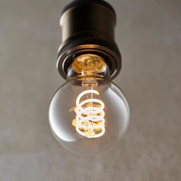 Żarówka bańka filament Spiral 107773 LED 4W 2200K przezroczysta