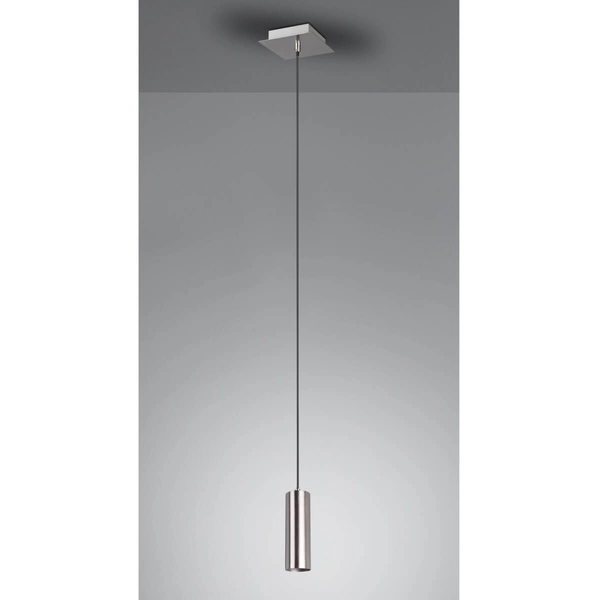 Zwis lampa salonowa MARLEY 312400107 Trio tubka rurka srebrny