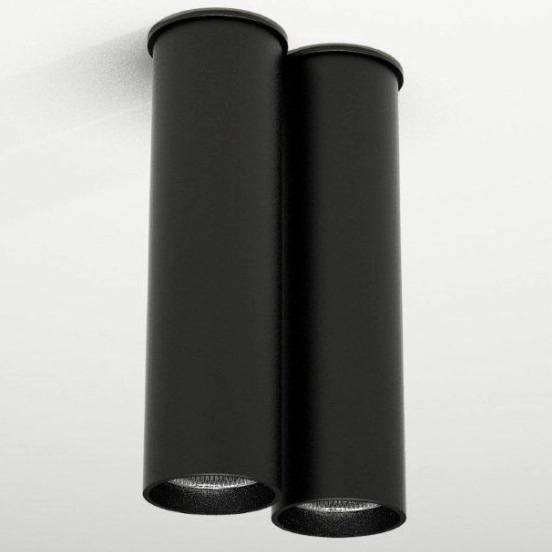 Plafon LAMPA sufitowa ARIDA 1113 Shilo natynkowa OPRAWA tuby czarne