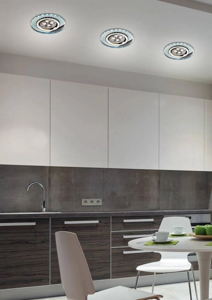 Wpustowa lampa podtynkowa 226941 do kuchni LED 2,1W 6000K chrom