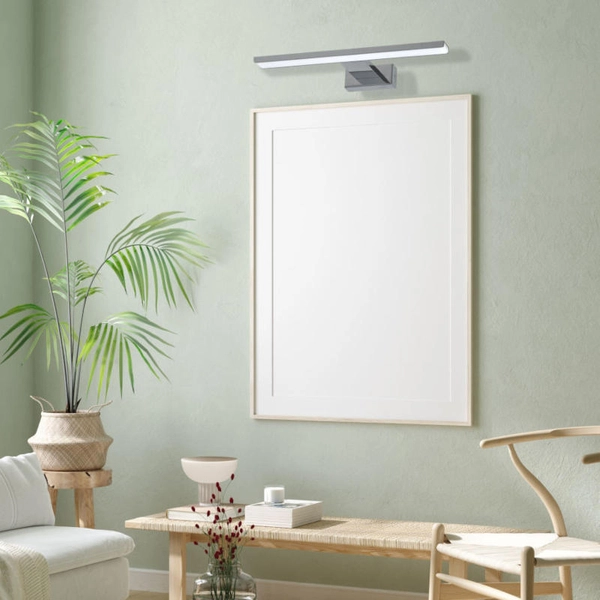 Kinkiet LAMPA ścienna SHINE ML028 Milagro metalowa OPRAWA LED 7W 4000K nad lustro do łazienki galeryjka IP44 chrom