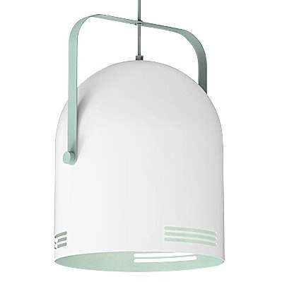 LAMPA wisząca MINUET 7016 Rabalux metalowa OPRAWA pastelowa ZWIS reflektorek biała miętowa