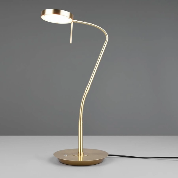 Biurkowa lampka z regulacją NEMIO DL108523310 LED 12W 2300-4000K złoty