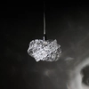 Zwisająca lampa Bari AZ2104 Azzardo kryształy zwis crystals srebrna