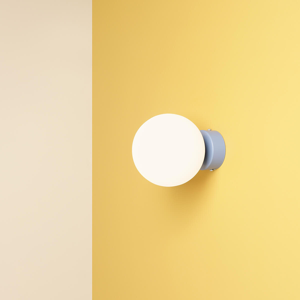 Lampa ścienna Ball Wall 1076C16_S kulista niebieska