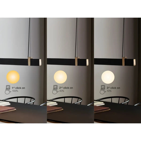 Wisząca lampa belka LILT 2010603003 LED 28W 2700K ściemnialna czarna