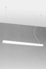 LAMPA wisząca PINNE SOL TH065 metalowa OPRAWA prostokątna LED 38W 3000K listwa zwis biały