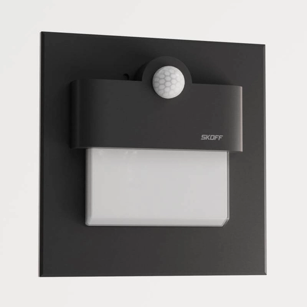 Oprawa z czujnikiem ruchu MJ-TAN-D-N-1-ML-ML-01 Skoff LED 1W 4000K czarna