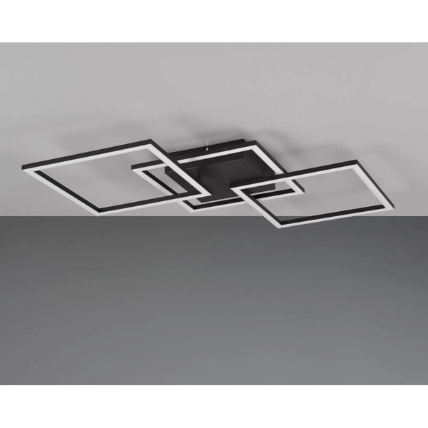 Ledowa lampa sufitowa TRAIL R64493132 LED 31W 3000K ramki czarne