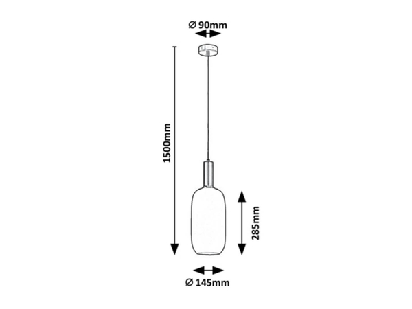 LAMPA wisząca SINOPIA 5224 Rabalux szklana OPRAWA podłużny zwis biały złoty