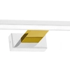 Metalowy kinkiet ledowy Shine nad lustro LED 13,8W 4000K biały złoty