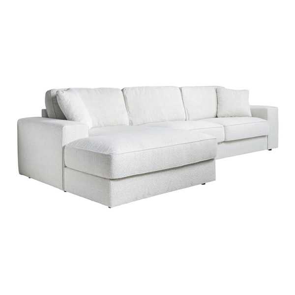 Wypoczynkowa sofa narożna Santos SANTOS-2,5AR+LCH95L Richmond Interiors do salonu biała