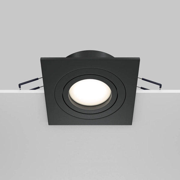 Lampa podtynkowa z regulacją Atom DL024-2-01B do salonu czarny