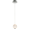 Glamour LAMPA wisząca ROSARIO PND-12220121-1A-CR Italux szklana OPRAWA crystal ZWIS LED 4,2W 3000K kula ball przezroczysta