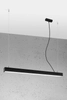 Prostokątna LAMPA wisząca PINNE SOL TH048 metalowa OPRAWA zwis LED 31W 3000K listwa czarna