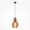 Wisząca lampa Roots MOD191PL-01W Maytoni naturalna eco czarna beżowa