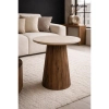 Stolik kawowy ARGENTINA MM001501100337 brązowy beżowy drewno 50cm