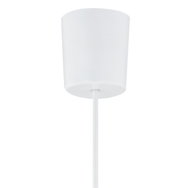 Lampa wisząca z kloszem Rondo 3463 TK Lighting okrągła z tkaniny szara