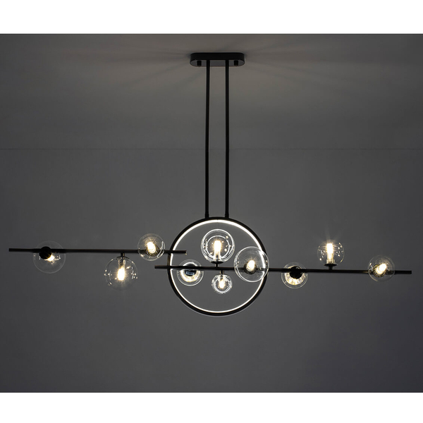 Wisząca lampa Alure Line Twin MSE010100347 Moosee LED 17W 3000K  kule czarne