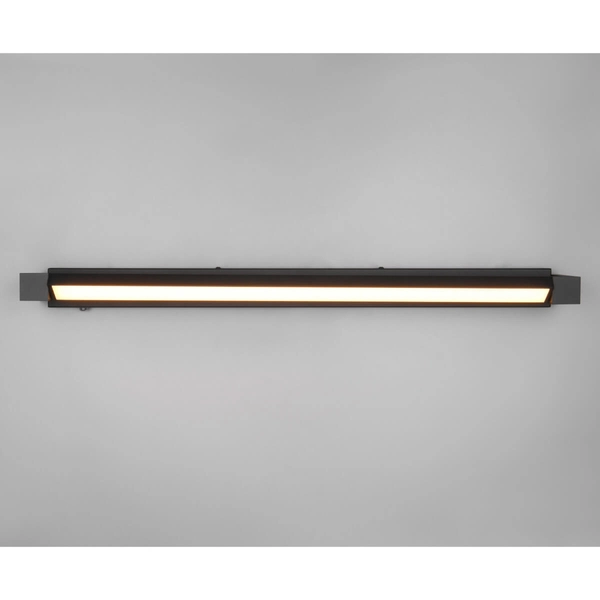 Podłużny kinkiet ścienny FABRIZIO 284779132 LED 15W 2300-4000K IP44 czarny