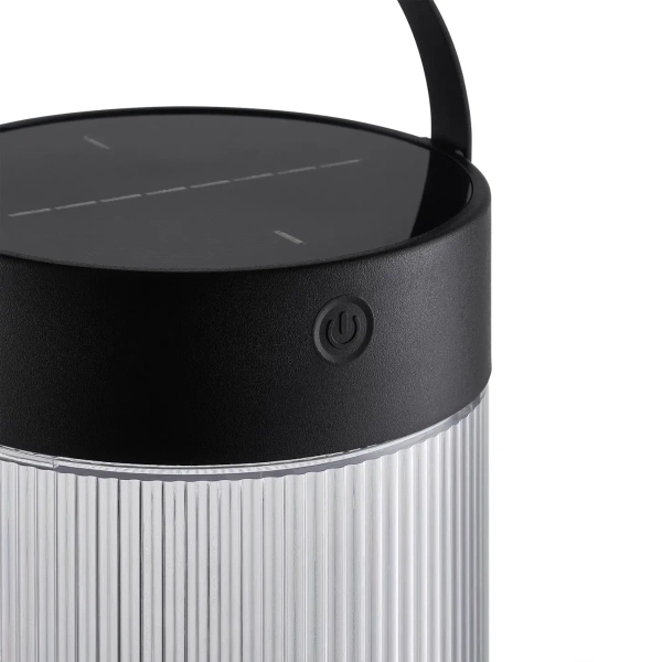 Lampka stołowa solarna tuba Coupar 2518215003 IP44 ściemnialna czarny