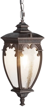 Lampa wisząca ogrodowa Fleur O414PL-01BZ IP44 brązowa