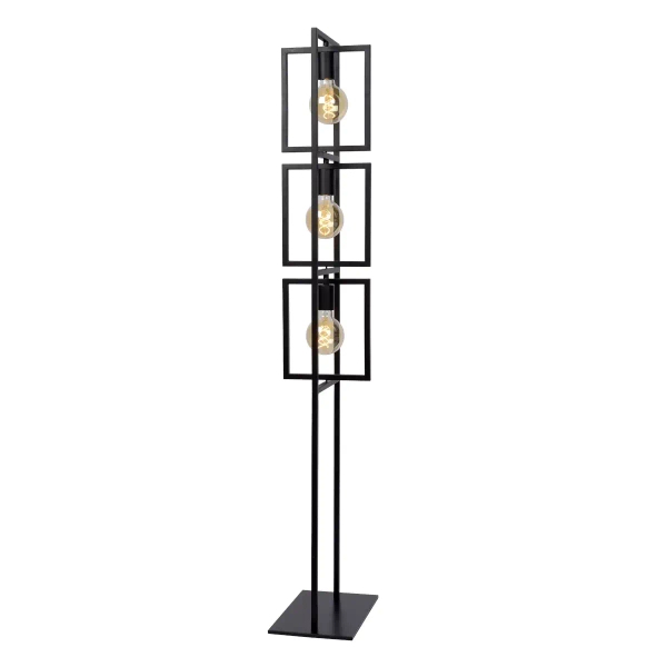 Podłogowa lampa loftowa Luuk 00726/03/30 metalowa z włącznikiem czarna