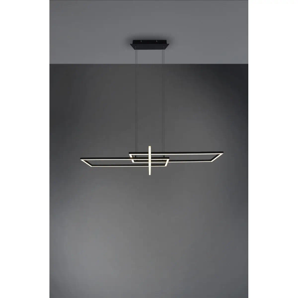 Nowoczesna lampa SALINAS 320310332 czarna LED 34W 3000K 150cm