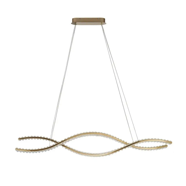 Wisząca lampa do jadalni SPARK AZ6565 LED 96W 3000-4000K ściemnialna złota