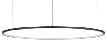 Metalowy żyrandol TOLUCA LE42782 do pokoju LED 58W 3000K czarny