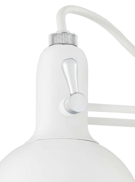 Kinkiet LAMPA ścienna NAUTILIUS 20481101 Kaspa regulowana OPRAWA reflektorek loft biały